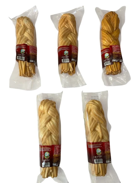 Güngör Ersoylar Yarım Yağlı Taze İsli Saçaklı Peynir(200 gr.)x(5 Adet) ürün görseli 1