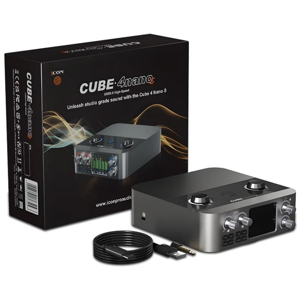 ICON Pro Audio Cube 4 Nano S USB-C Ses Kartı - Resim 3