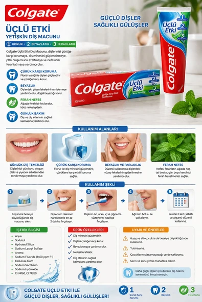 Colgate Yetişkin Diş Macunu 100 ml ürün görseli 1