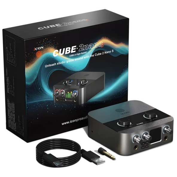 ICON Pro Audio Cube 2 Nano S USB-C Ses Kartı - Resim 3