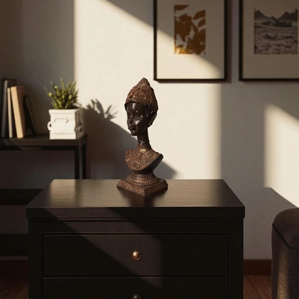 Tamy Bronz Dekoratif Biblo - Resim 2