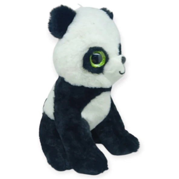 Peluş Cam Gözlü Hayvanlar 25 cm - Panda ürün görseli 1