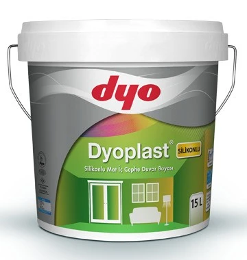 Dyo Dyoplast Silikonlu Mat İç Cephe Boyası Beyaz 15 Lt. ürün görseli 1