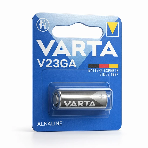 Kumanda Alarm Sistemleri İçin V23GA 12V Alkalin Kumanda Pili ürün görseli 1