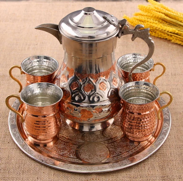 Bakır Ayran Takımı ürün görseli 1