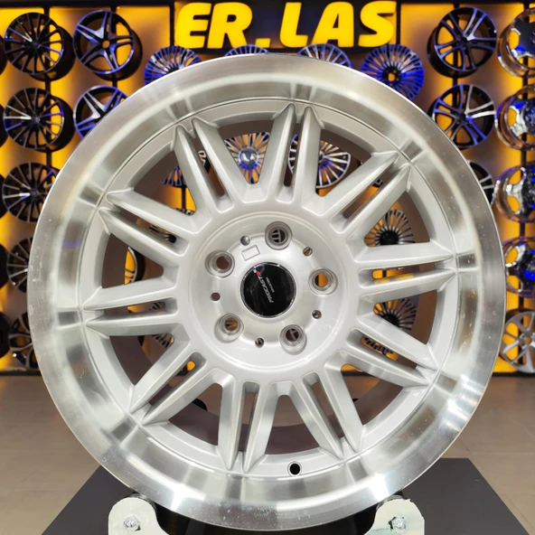 2 Adet PRO-79073R 8,5*17 5*120 ET35 72,56 SILVER LIP MACHINED JANT (Takım) ürün görseli 1