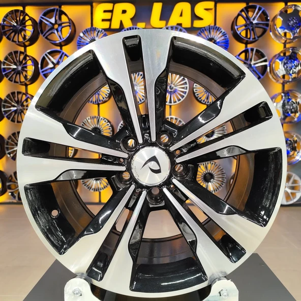 4 Adet BK-754 8*17 5*112 ET45 66,56 BLACK MACK JANT (Takım) ürün görseli 1