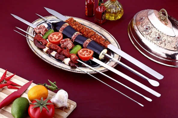 6lı Paket Çelik Çöp Şiş - Resim 2