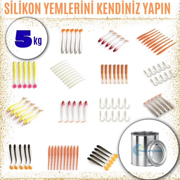Silikon Balık Yemi Ham Maddesi (25 Shore) 5kg ürün görseli 1
