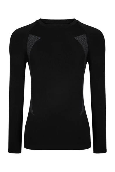 Thermoform Extreme PP Erkek Seamless Termal Sweatshirt SİYAH ürün görseli 1