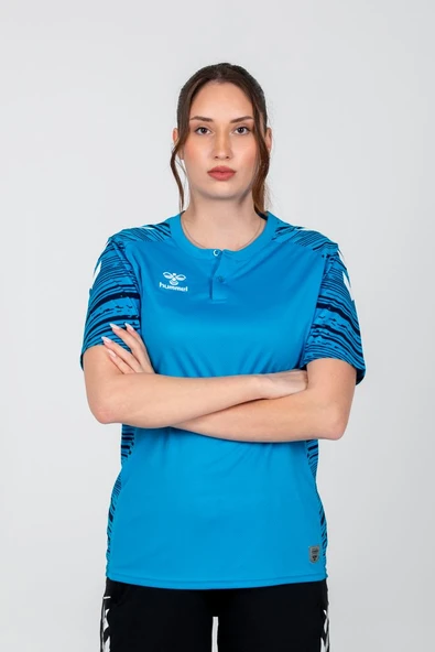 Hummel Line Kamp Tişört Turkuaz - Resim 2