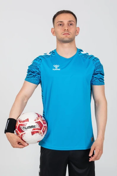 Hummel Line Antrenman Tişört Turkuaz ürün görseli 1