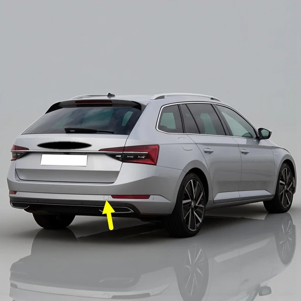Skoda Superb Combi 2020-2023 Arka Tampon Çeki Demiri Kapağı 3V5807441 ürün görseli 1