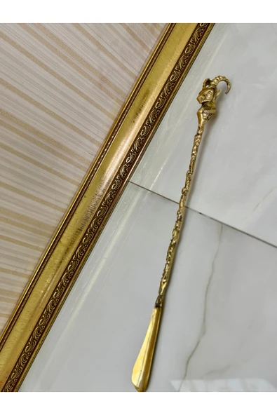 Esterhomedecor Koç Başı Model Pirinç Kerata - Resim 5