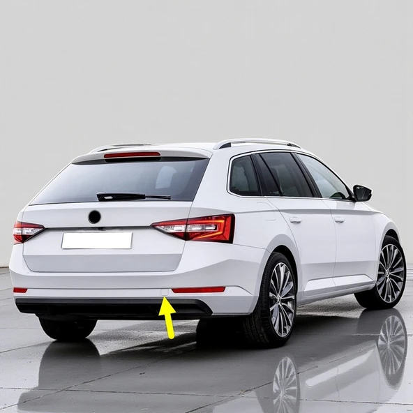 Skoda Superb Combi 2016-2019 Arka Tampon Çeki Demiri Kapağı 3V5807441 ürün görseli 1