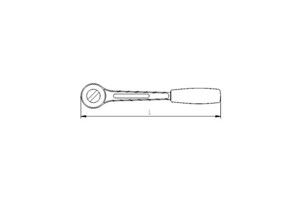 İzeltaş 3/4'' Cırcır Kolu - Resim 2