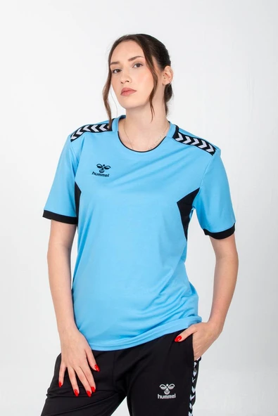 Hummel Otantik Antrenman Tişört Bebe Mavi - Resim 2