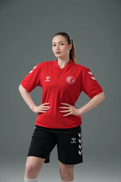 Hummel Armin Milli Takım Bebe Yaka Tişört Kırmızı ürün görseli 1