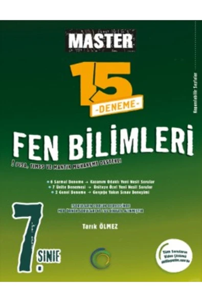 7.Fen Bilgisi 15 Master Deneme Okyanus ürün görseli 1