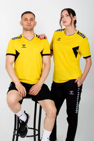 Hummel Otantik Antrenman Tişört Sarı - Resim 3