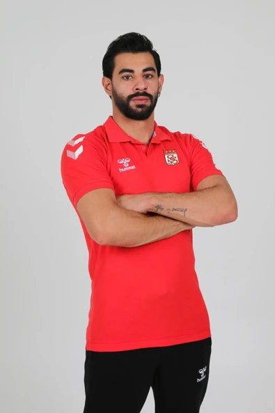 Hummel Armin Pamuklu Polo Yaka Tişört Kırmızı Sivasspor ürün görseli 1