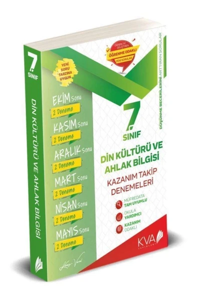 7.sınıf Din Kültürü Ve Ahlak Bilgisi Kazanım Takip Denemeleri ürün görseli 1