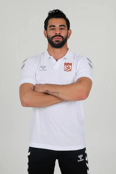 Hummel Armin Pamuklu Polo Yaka Tişört Beyaz Sivasspor ürün görseli 1