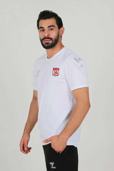 Hummel Armin Pamuklu Antrenman Tişört Beyaz Sivasspor ürün görseli 1