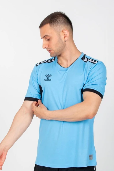 Hummel Otantik Antrenman Tişört Bebe Mavi - Resim 4