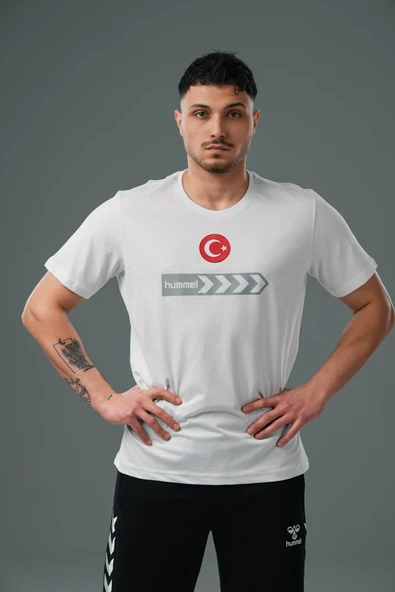 Hummel Armin Milli Takım Pro Tişört  Beyaz ürün görseli 1