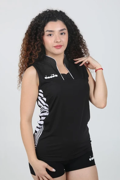 Diadora Medea Kadın Voleybol Tişört Siyah ürün görseli 1