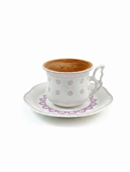 Porselen Kahve Takımı 6 Kişilik | Özel Tasarım | 90 ml ürün görseli 1