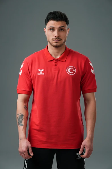 Hummel Armin Milli Takım Kamp Tişört Kırmızı ürün görseli 1