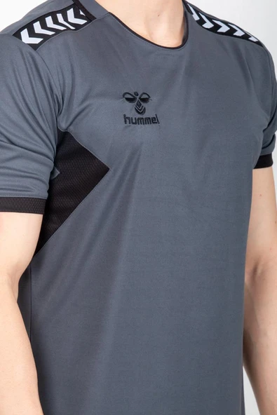 Hummel Otantik Antrenman Tişört Antrasit - Resim 6