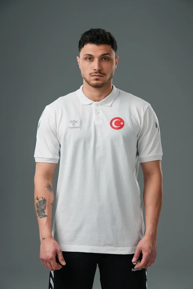 Hummel Armin Milli Takım Kamp Tişört Beyaz ürün görseli 1