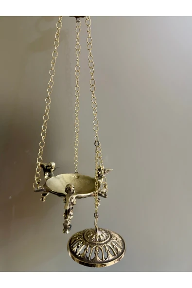 ESTERHOMEDECOR Kapaklı pirinç tütsülük ürün görseli 1