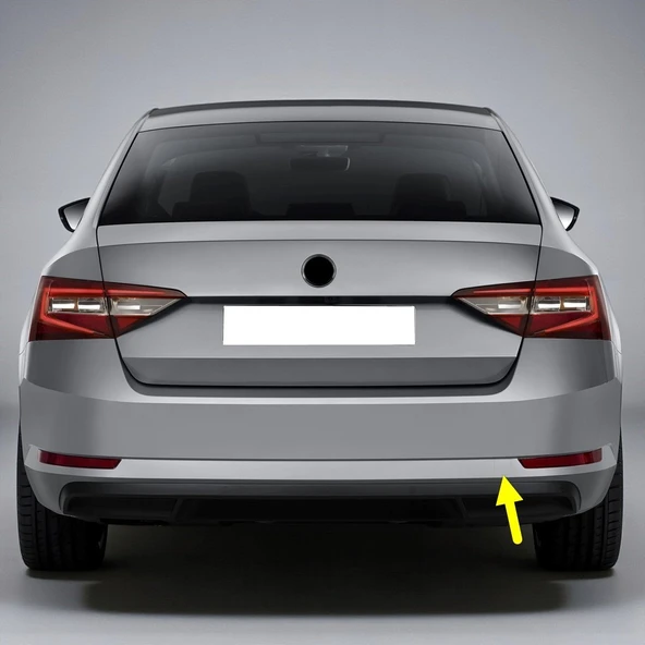 Skoda Superb Sedan 2016-2019 Arka Tampon Çeki Demiri Kapağı 3V5807441 ürün görseli 1