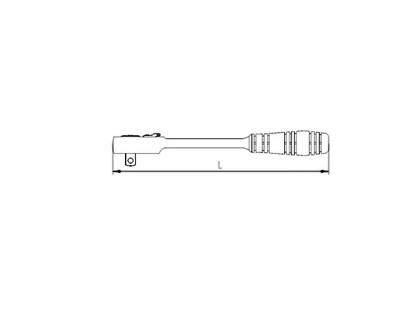 İzeltaş 1/2'' Cırcır Kolu - Resim 2