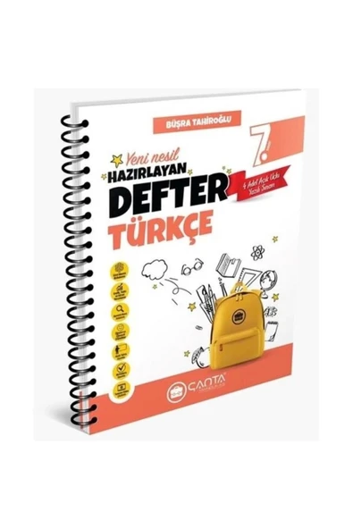 7. Sınıf Türkçe Hazırlayan Defter Yeni ürün görseli 1