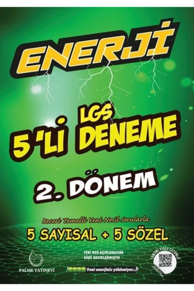 Palme 8.Sınıf Enerji Lgs 2.Dönem 5 Li Deneme ** ürün görseli 1