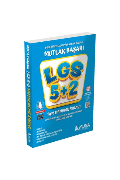 Muba Mutlak Başarı Lgs 5+2 Tam Deneme Sınavı 2021 2022 Tıpkı Basım Çıkmış Sorular ürün görseli 1