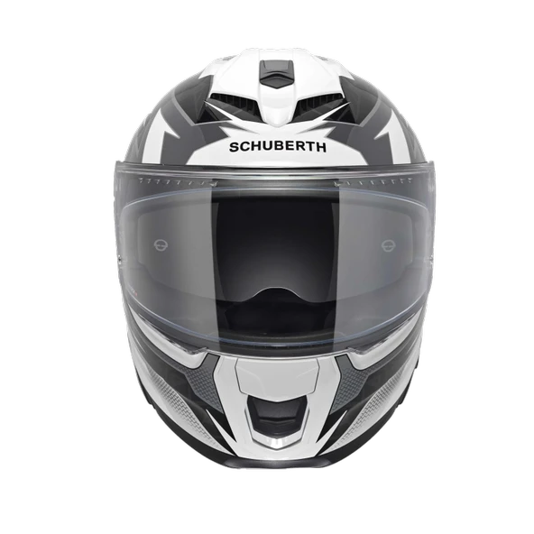 S3 Kapalı Motosiklet Kaskı Thunder White - Resim 3
