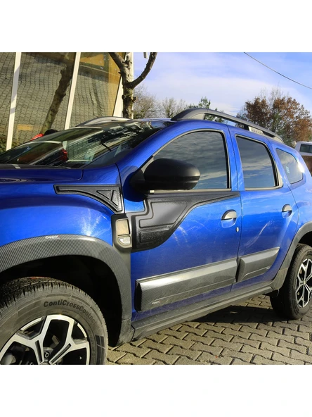 Dacia Duster Yarasa Yan Kapı Kaplama 4 Parça 2018+ - Resim 2
