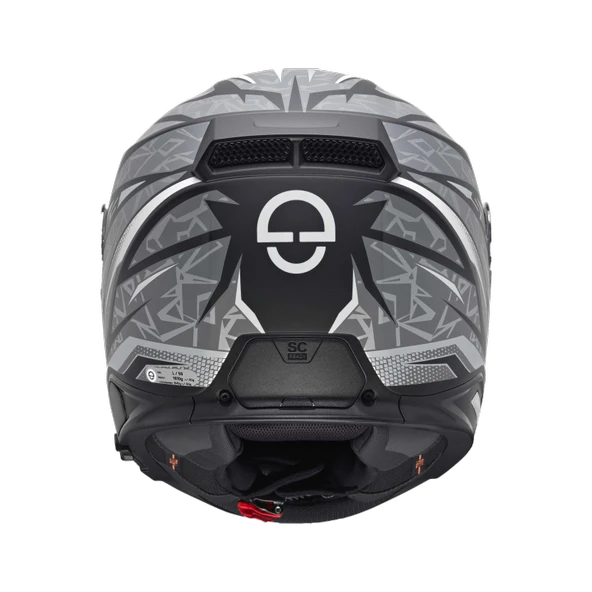 S3 Kapalı Motosiklet Kaskı Thunder Grey - Resim 4