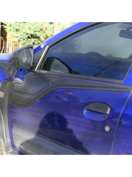 Dacia Duster Yarasa Yan Kapı Kaplama 4 Parça 2018+ - Resim 3