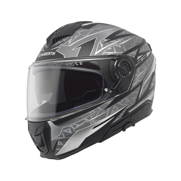 S3 Kapalı Motosiklet Kaskı Thunder Grey - Resim 2