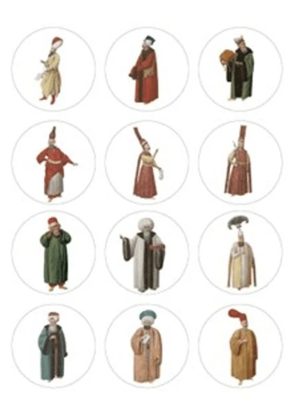 Osmanlılar Sticker (12'li) ürün görseli 1