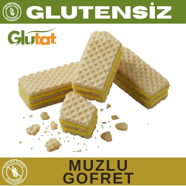 Glutensiz Gofret Muzlu 100 Gr - Glutat ürün görseli 1