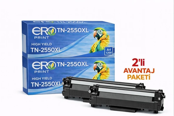 BROTHER MFC L2886DW Muadil Toner - 3000 Sayfalık - 2'li Avantaj Paket ürün görseli 1