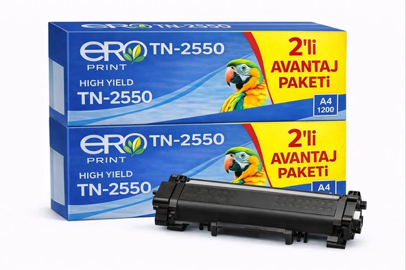 BROTHER MFC L2886DW Muadil Toner - 1200 Sayfalık - 2'li Avantaj Paket ürün görseli 1